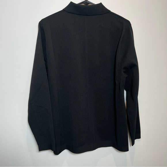 * Lululemon Lightweight Knit Long Sleeve Polo black - Picture 2 of 6